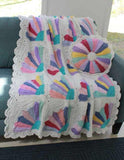 Scrap Fan Afghan and Pillow Crochet Pattern - Maggie's Crochet