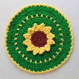 Floral Bouquet of Dishcloths Set 1 Crochet Pattern - Maggie's Crochet