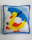 Little Ducky Duddle Afghan and Pillow Crochet Pattern - Maggie's Crochet