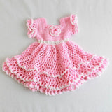 Savannah Ruffled Baby Set Crochet Pattern - Maggie's Crochet