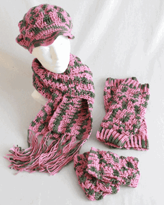 Warm It Up Set Crochet Pattern - Maggie's Crochet