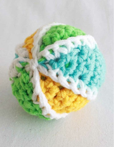 Beach Ball Crochet Baby Ball Quick And Easy Toy Set Crochet