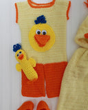 Duck Romper Set Crochet Pattern - Maggie's Crochet