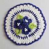 Floral Bouquet of Dishcloths Set 2 Crochet Pattern - Maggie's Crochet