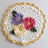 Floral Bouquet of Dishcloths Set 2 Crochet Pattern - Maggie's Crochet