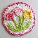 Floral Bouquet of Dishcloths Set 2 Crochet Pattern - Maggie's Crochet