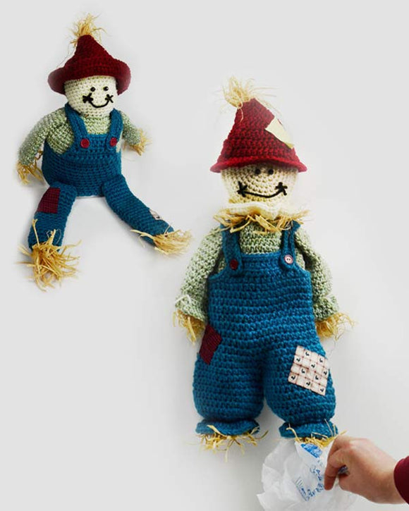 Scarecrow Bag Keeper and TP Topper Crochet Pattern - Maggie's Crochet