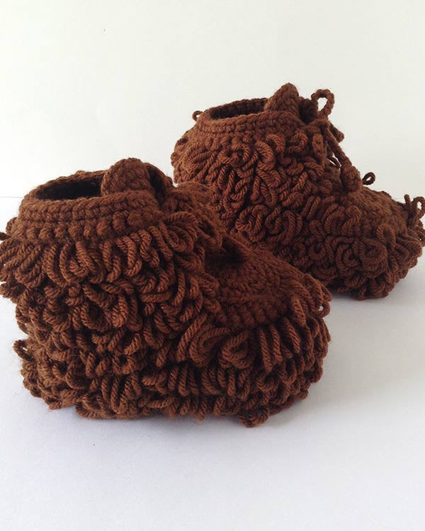 Mukluk Slippers Crochet Pattern - Maggie's Crochet