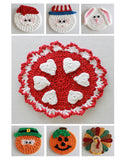 Holiday CD Coaster Crochet Patterns - Maggie's Crochet