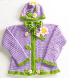 Flower Sweater and Hat Crochet Pattern - Maggie's Crochet