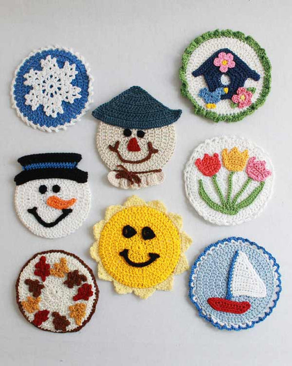 Holiday Fridgies Crochet Pattern Leaflet– Maggie's Crochet