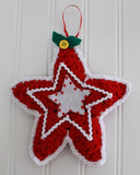 Gingerbread Christmas Tree Ornaments Crochet Pattern - Maggie's Crochet