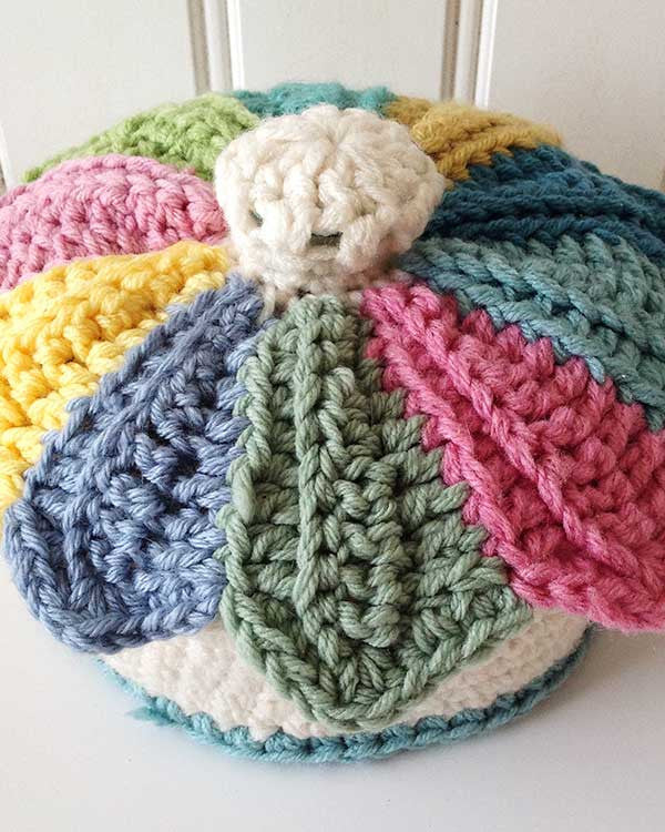 Scrap Fan Kitchen Set Crochet Pattern - Maggie's Crochet
