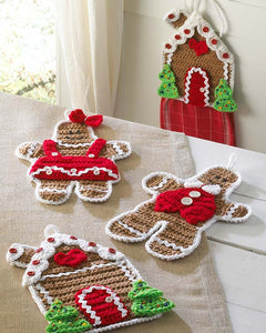 Gingerbread Kitchen Set Crochet Pattern - Maggie's Crochet