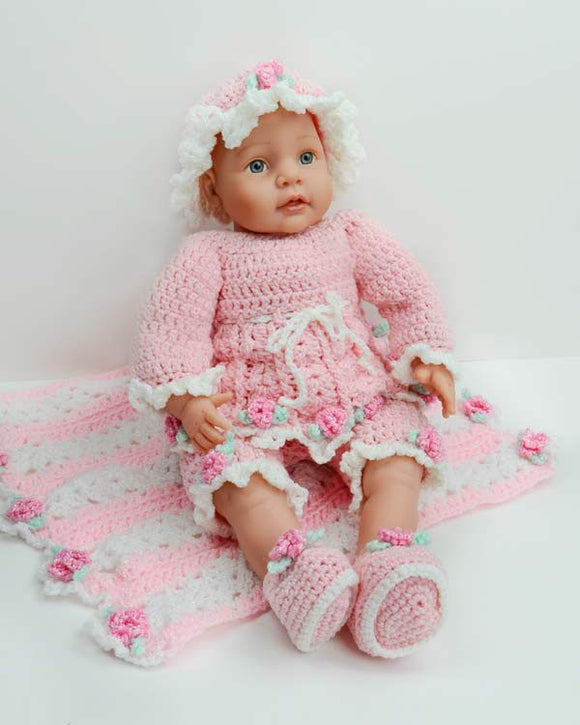 Baby Melody Doll Outfit Crochet Pattern - Maggie's Crochet