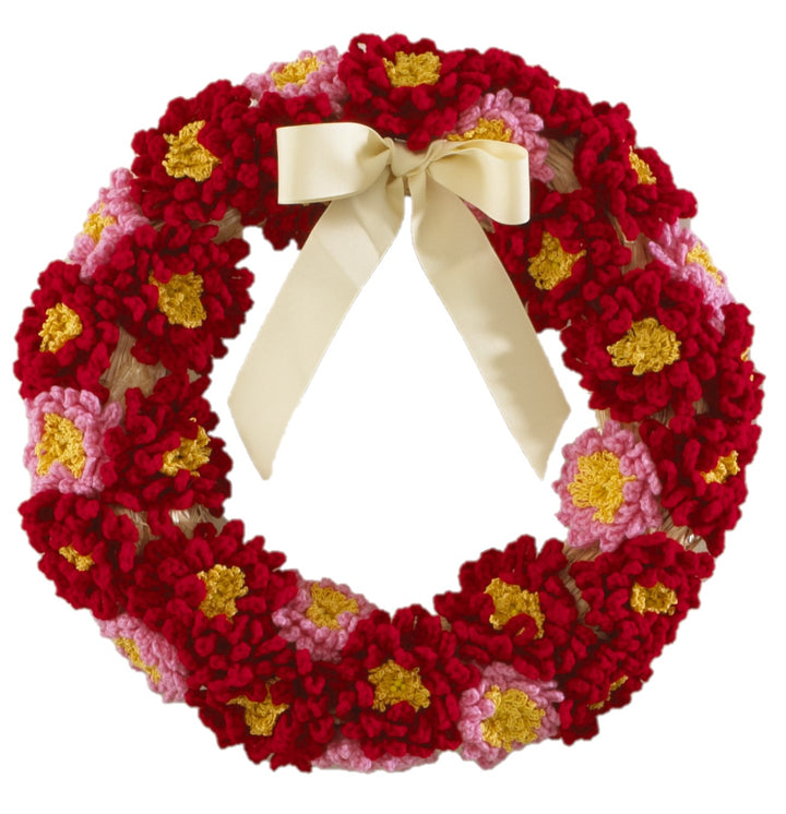 Floral Year of Wreaths Set 1 (January to April) Crochet Patterns