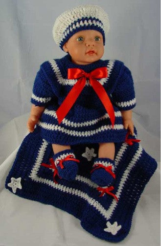 Sailor Doll Outfits Crochet Pattern - Maggie's Crochet