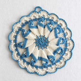 Vintage Blues Potholder Crochet Pattern - Maggie's Crochet