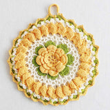 Vintage Floral Potholders Crochet Patterns - Maggie's Crochet