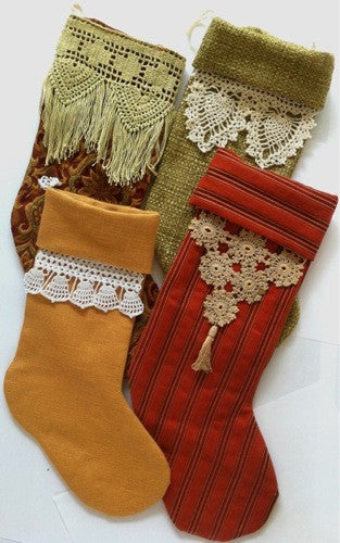 Vintage Stocking Trims Set 1 Crochet Pattern - Maggie's Crochet