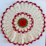 Vintage Redwork Home Décor Set Crochet Pattern - Maggie's Crochet