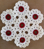 Vintage Redwork Home Décor Set Crochet Pattern - Maggie's Crochet