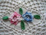 Variegated Doilies Crochet Pattern Set 1: Rose & Pansy - Maggie's Crochet