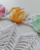 Vintage Variegated Tulip Doilies Set Crochet Pattern - Maggie's Crochet