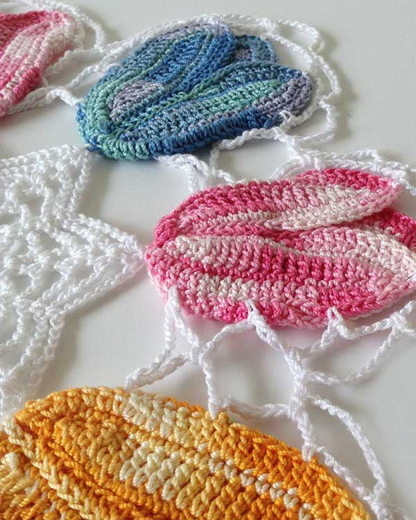 Vintage Variegated Tulip Doilies Set Crochet Pattern - Maggie's Crochet
