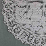 Vintage Filet Crochet Pattern Chair Back&Oval Doily Birds&Roses - Maggie's Crochet