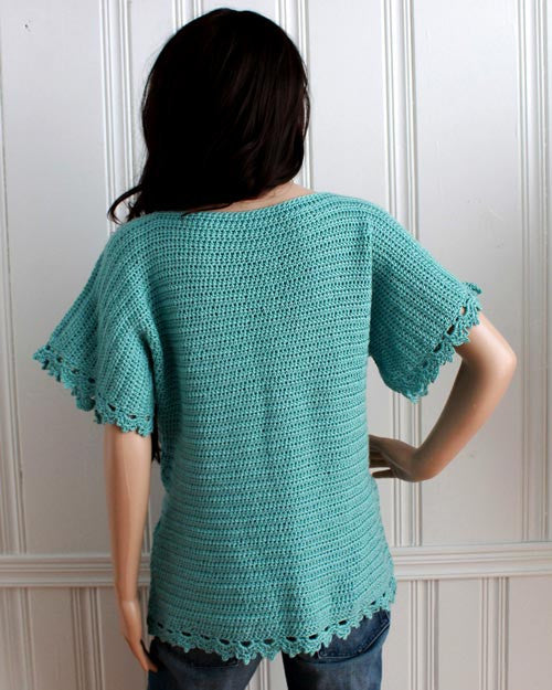 Easy Boat Neck Tunic Crochet Pattern - Maggie's Crochet