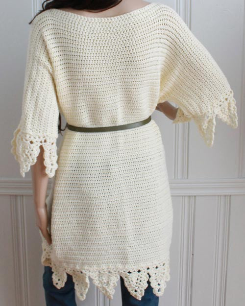 Easy Boat Neck Tunic Crochet Pattern - Maggie's Crochet