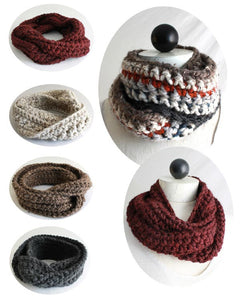 30-Minute Infinity Scarves Crochet Patterns - Maggie's Crochet