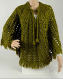 Vintage Lacy Shells Poncho Crochet Pattern - Maggie's Crochet