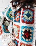 Granny Square Coat Crochet Pattern - Maggie's Crochet