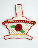 Vintage Red Rose Potholders Crochet Pattern - Maggie's Crochet
