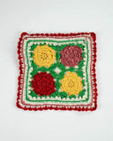 Vintage Red Rose Potholders Crochet Pattern - Maggie's Crochet