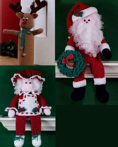 Christmas Doorstops and Shelf Sitters Crochet Pattern - Maggie's Crochet