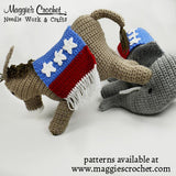 Patriotic Donkey Crochet Pattern - Maggie's Crochet