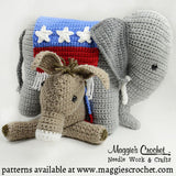 Patriotic Elephant Crochet Pattern - Maggie's Crochet