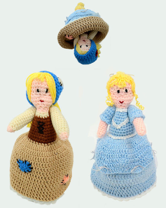 Cinderella Flip Doll Crochet Pattern Maggie s Crochet