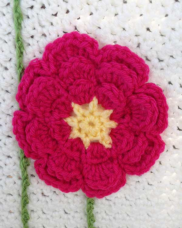 Field of Flowers Afghan & Pillow Set - Maggie's Crochet