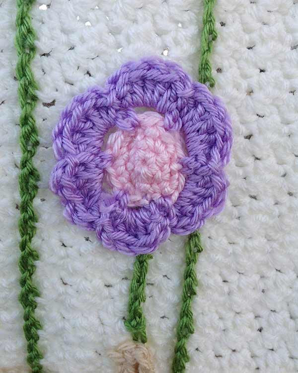 Field of Flowers Afghan & Pillow Set - Maggie's Crochet