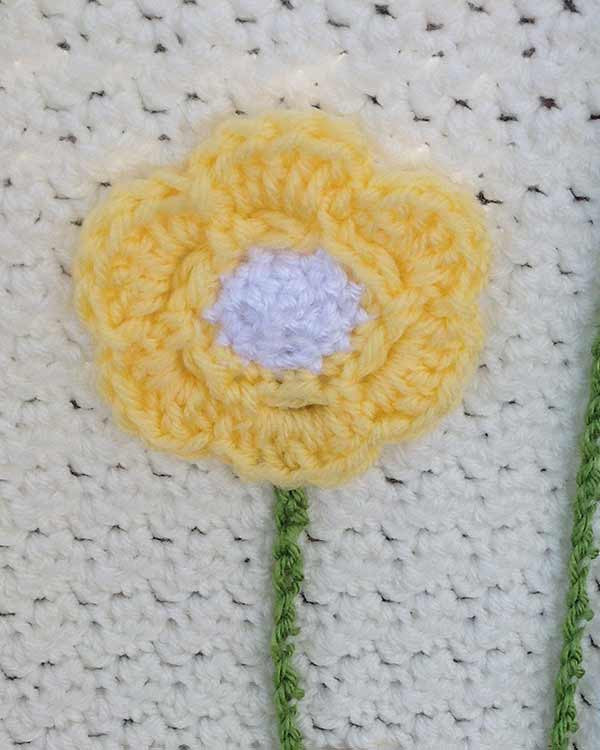 Field of Flowers Afghan & Pillow Set - Maggie's Crochet
