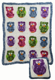 Owl Afghan & Pillow Set Crochet Pattern - Maggie's Crochet