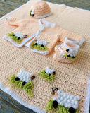 Lambie Pie Layette Crochet Pattern - Maggie's Crochet