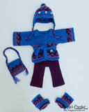 18" Doll Icelandic Ensemble Crochet Pattern - Maggie's Crochet