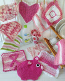 Pink Dishcloth Set Crochet Pattern - Maggie's Crochet