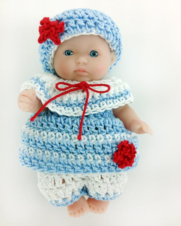 Moses Basket Baby Sailors Crochet Pattern - Maggie's Crochet
