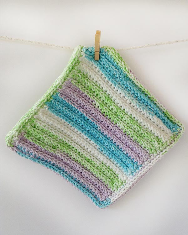 Stripes Dishcloth Set Crochet Pattern - Maggie's Crochet